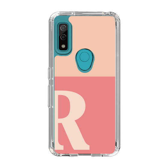Slim Protection Case［ Original - initial two tone - R pink ］