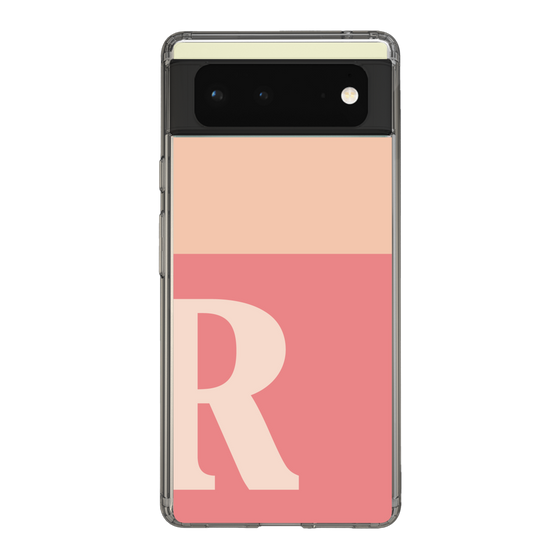 Slim Protection Case［ Original - initial two tone - R pink ］