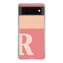 Slim Protection Case［ Original - initial two tone - R pink ］