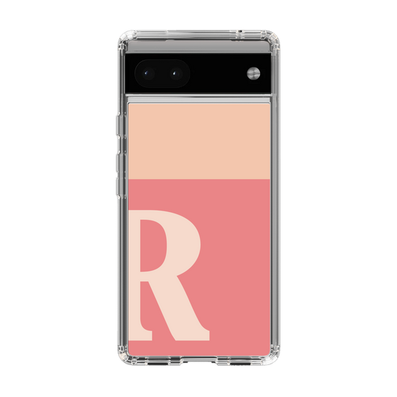 Slim Protection Case［ Original - initial two tone - R pink ］