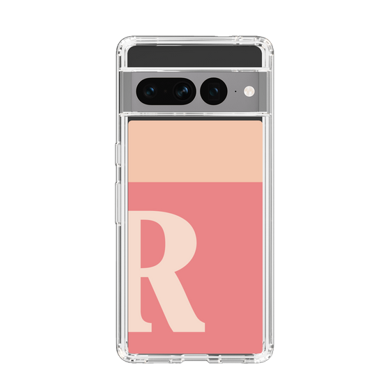 Slim Protection Case［ Original - initial two tone - R pink ］