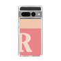 Slim Protection Case［ Original - initial two tone - R pink ］
