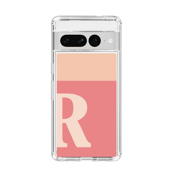 Slim Protection Case［ Original - initial two tone - R pink ］