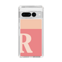 Slim Protection Case［ Original - initial two tone - R pink ］