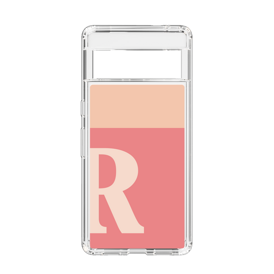 Slim Protection Case［ Original - initial two tone - R pink ］