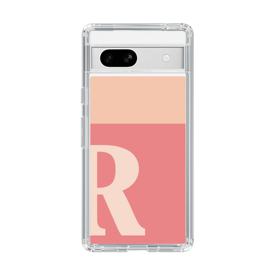 Slim Protection Case［ Original - initial two tone - R pink ］
