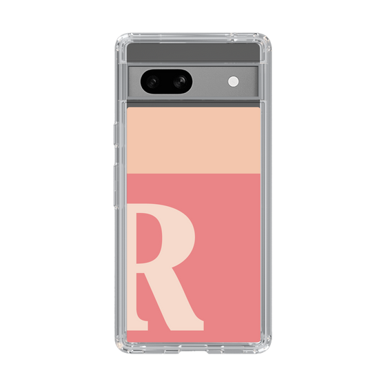 Slim Protection Case［ Original - initial two tone - R pink ］