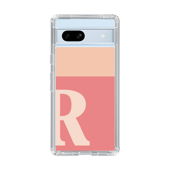 Slim Protection Case［ Original - initial two tone - R pink ］