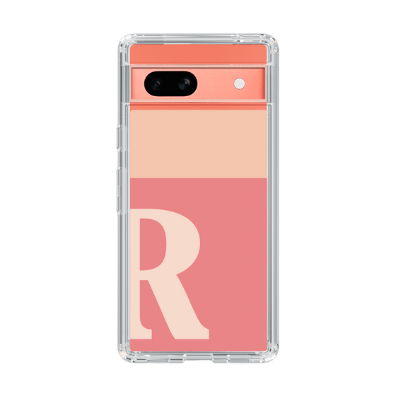 Slim Protection Case［ Original - initial two tone - R pink ］