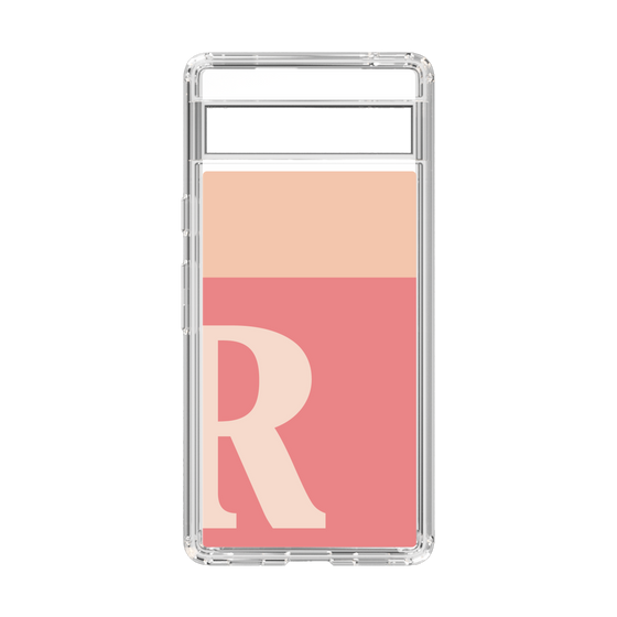Slim Protection Case［ Original - initial two tone - R pink ］