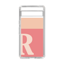 Slim Protection Case［ Original - initial two tone - R pink ］