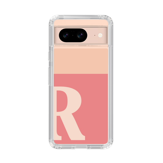 Slim Protection Case［ Original - initial two tone - R pink ］