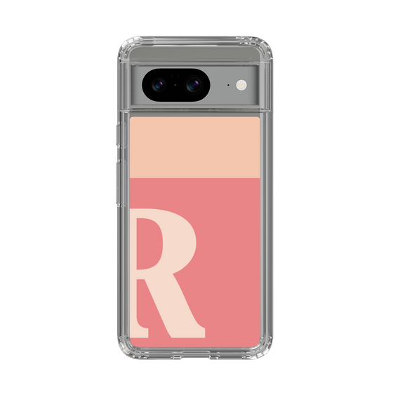 Slim Protection Case［ Original - initial two tone - R pink ］