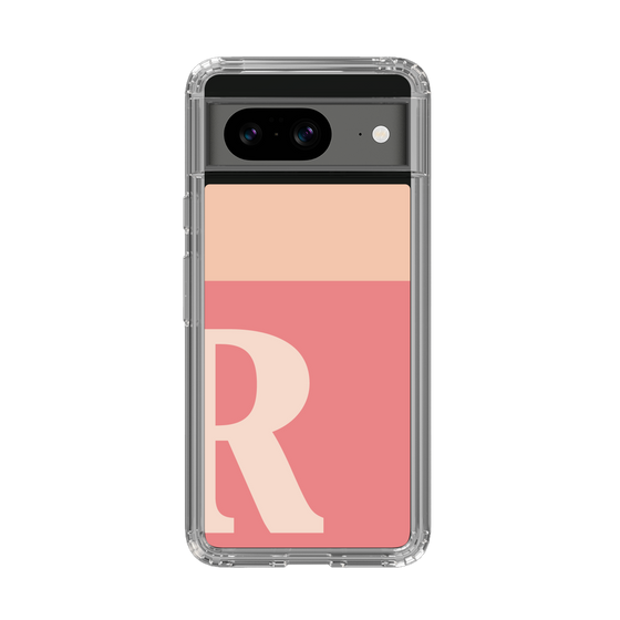 Slim Protection Case［ Original - initial two tone - R pink ］