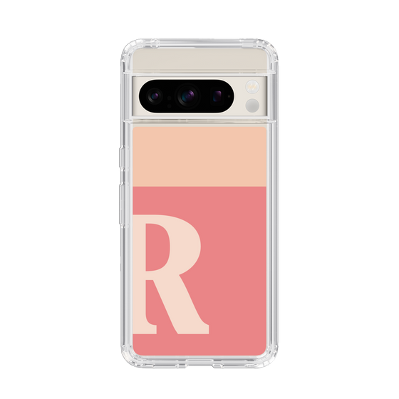 Slim Protection Case［ Original - initial two tone - R pink ］