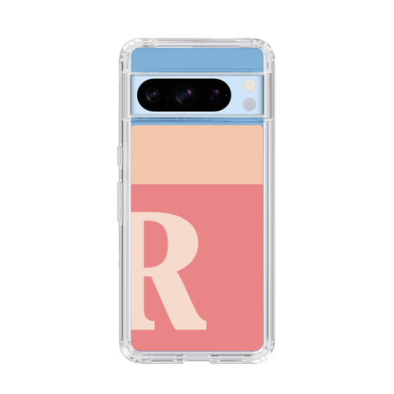 Slim Protection Case［ Original - initial two tone - R pink ］