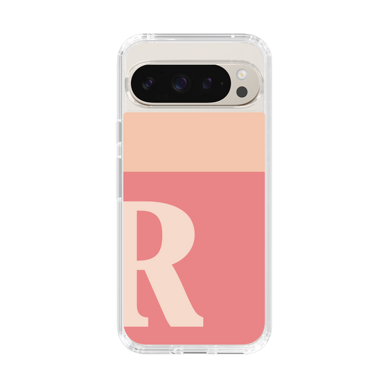 Slim Protection Case［ Original - initial two tone - R pink ］