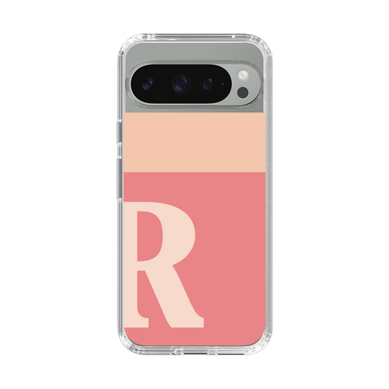 Slim Protection Case［ Original - initial two tone - R pink ］