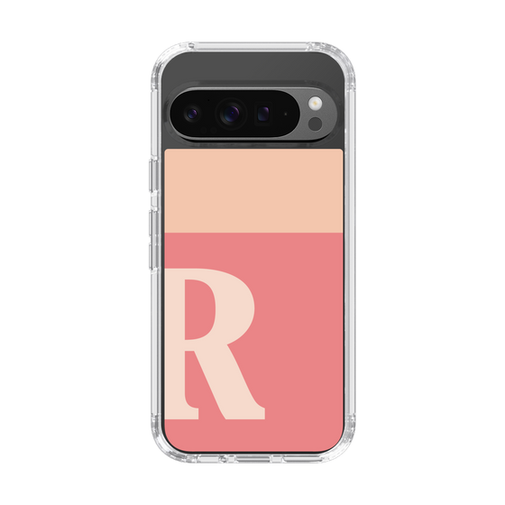 Slim Protection Case［ Original - initial two tone - R pink ］