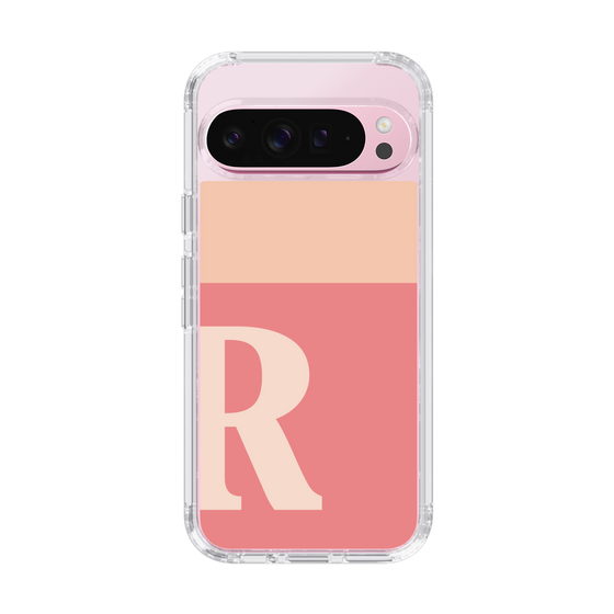 Slim Protection Case［ Original - initial two tone - R pink ］