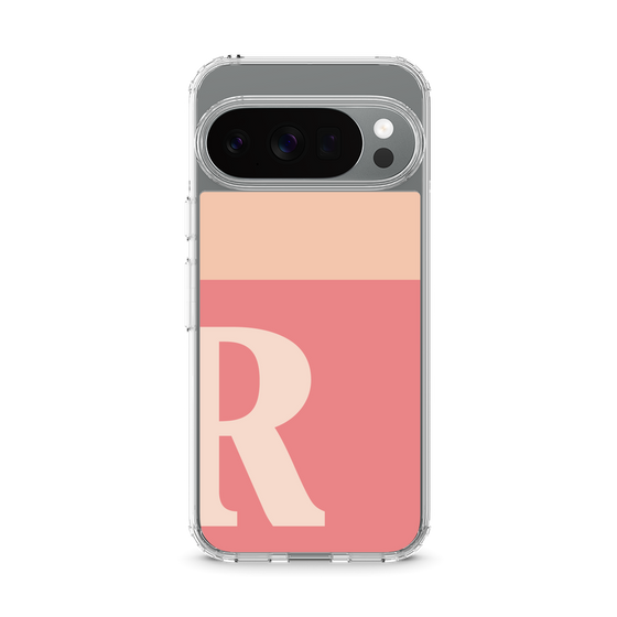 Slim Protection Case［ Original - initial two tone - R pink ］