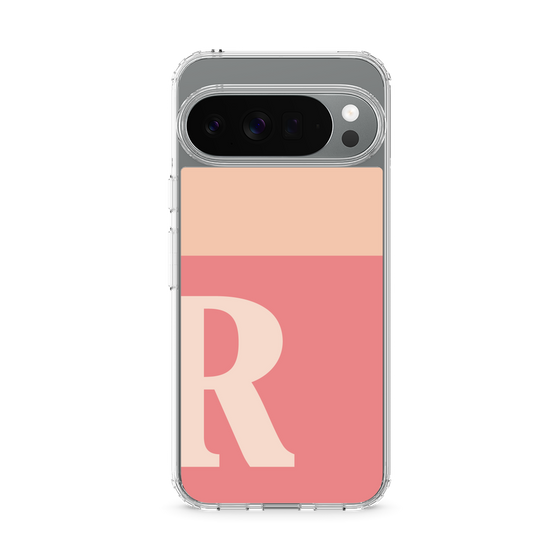 Slim Protection Case［ Original - initial two tone - R pink ］