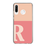 Slim Protection Case［ Original - initial two tone - R pink ］