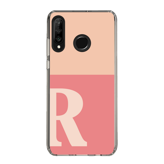 Slim Protection Case［ Original - initial two tone - R pink ］