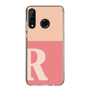 Slim Protection Case［ Original - initial two tone - R pink ］