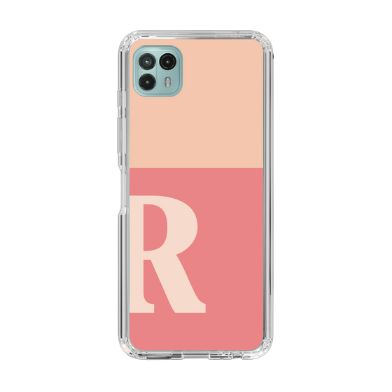 Slim Protection Case［ Original - initial two tone - R pink ］