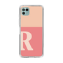 Slim Protection Case［ Original - initial two tone - R pink ］