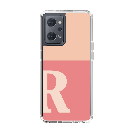Slim Protection Case［ Original - initial two tone - R pink ］