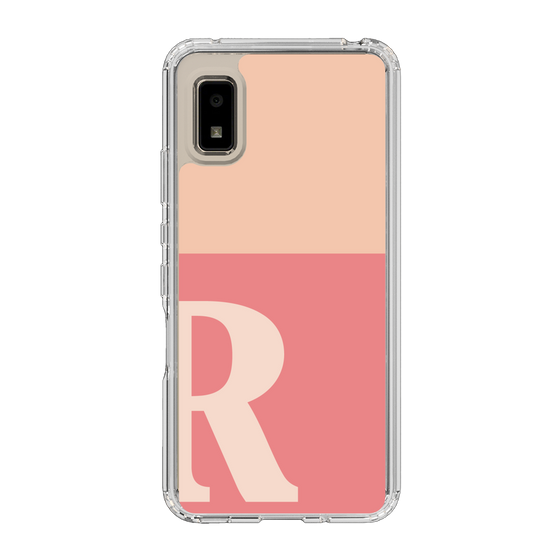 Slim Protection Case［ Original - initial two tone - R pink ］
