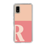 Slim Protection Case［ Original - initial two tone - R pink ］