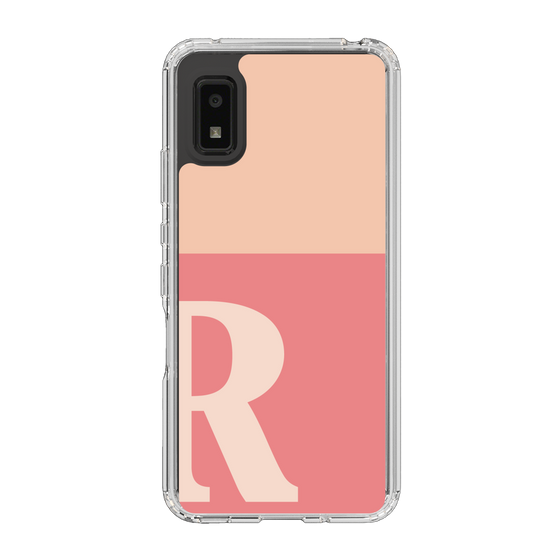 Slim Protection Case［ Original - initial two tone - R pink ］