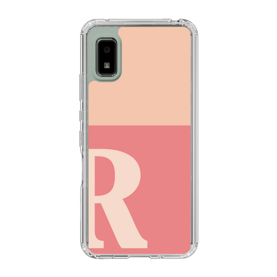 Slim Protection Case［ Original - initial two tone - R pink ］