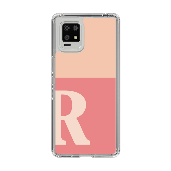 Slim Protection Case［ Original - initial two tone - R pink ］