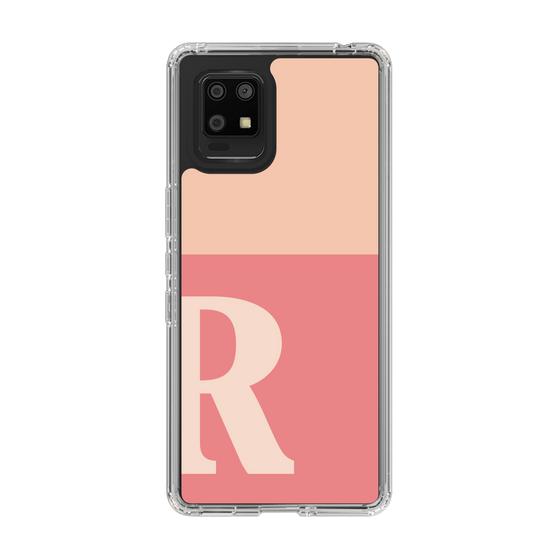 Slim Protection Case［ Original - initial two tone - R pink ］