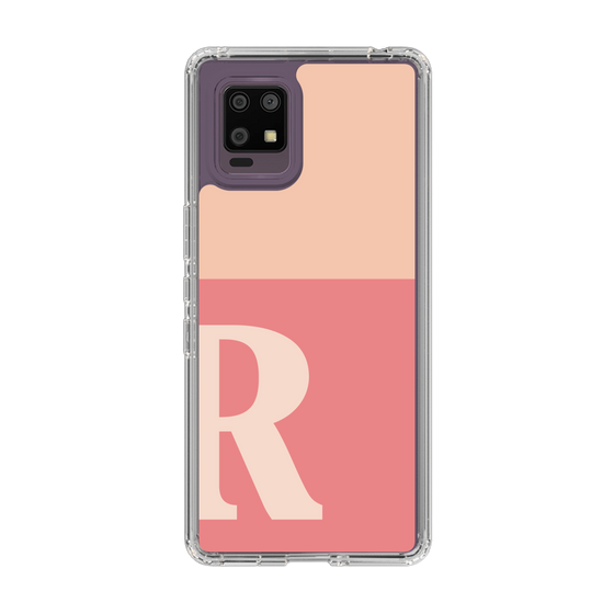 Slim Protection Case［ Original - initial two tone - R pink ］