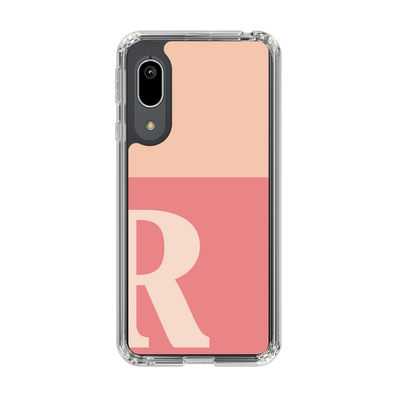 Slim Protection Case［ Original - initial two tone - R pink ］