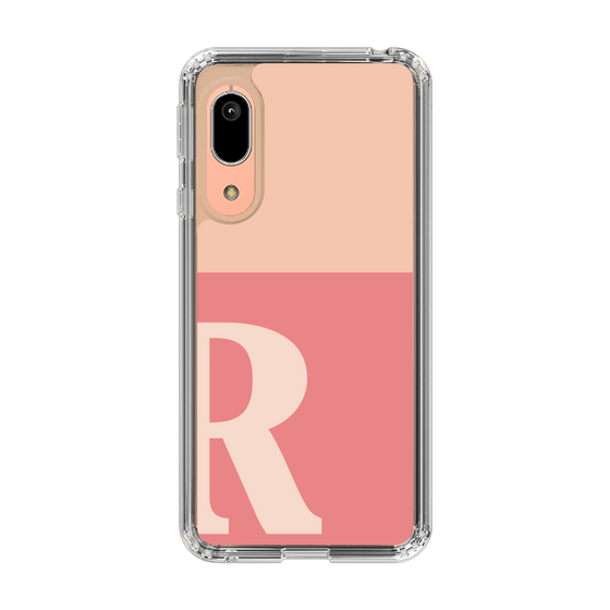 Slim Protection Case［ Original - initial two tone - R pink ］