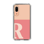 Slim Protection Case［ Original - initial two tone - R pink ］