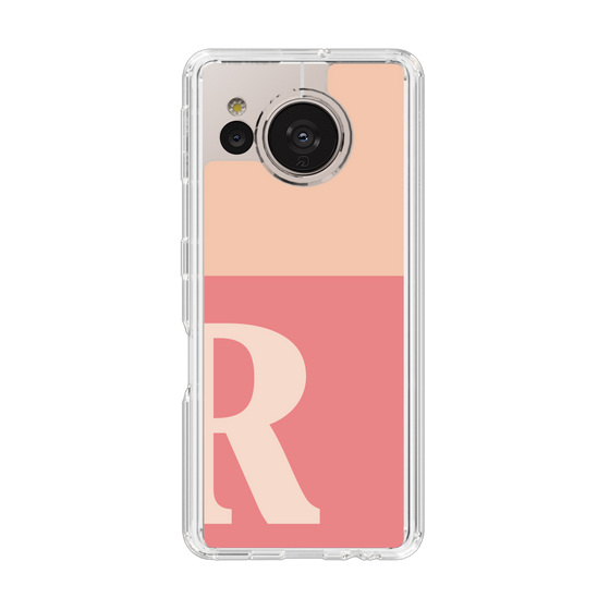 Slim Protection Case［ Original - initial two tone - R pink ］
