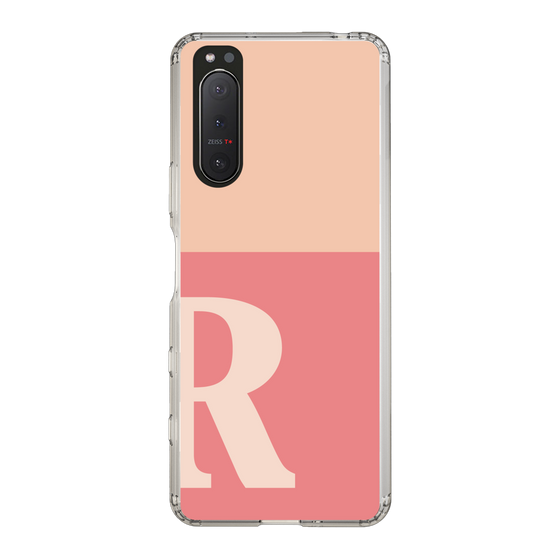 Slim Protection Case［ Original - initial two tone - R pink ］