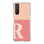 Slim Protection Case［ Original - initial two tone - R pink ］