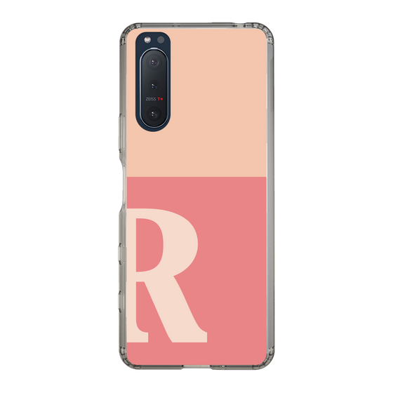 Slim Protection Case［ Original - initial two tone - R pink ］
