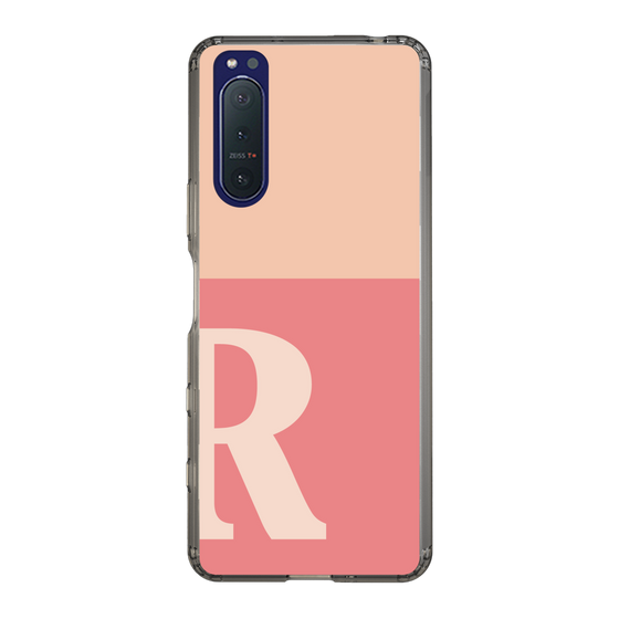 Slim Protection Case［ Original - initial two tone - R pink ］