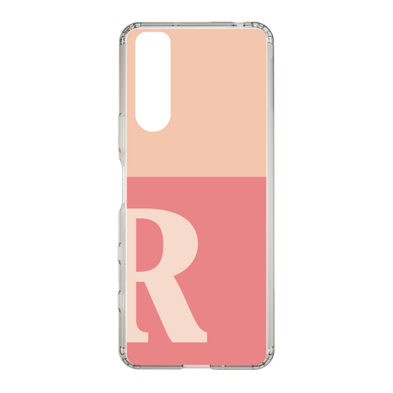 Slim Protection Case［ Original - initial two tone - R pink ］