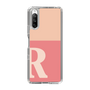 Slim Protection Case［ Original - initial two tone - R pink ］