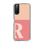 Slim Protection Case［ Original - initial two tone - R pink ］